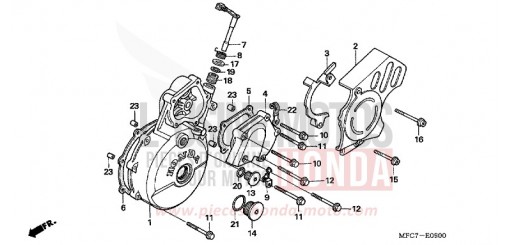 PANNEAU CARTER-MOTEUR G. FMX6506 de 2006